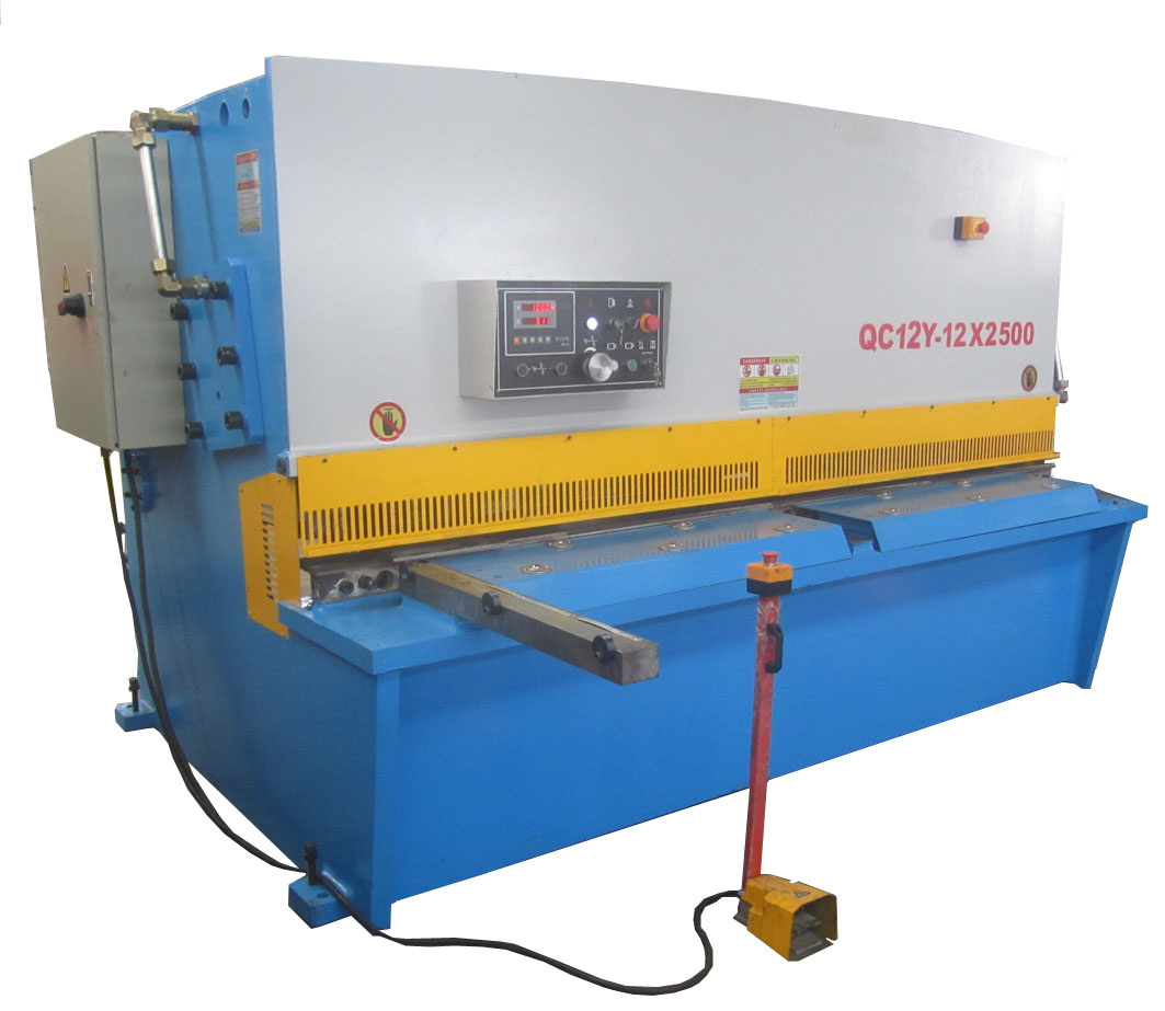 QC12Y-12X2500 Hydraulic Swing beam shearing machin